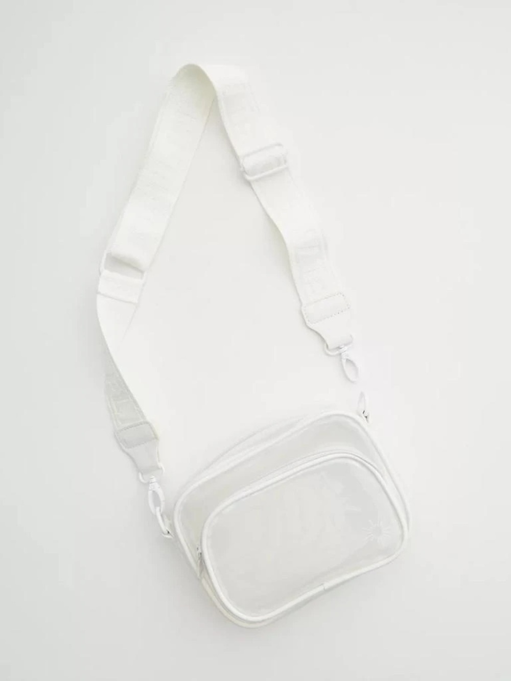 Aerie Offline White Crossbody Bag Fannypack with Adjustable Strap